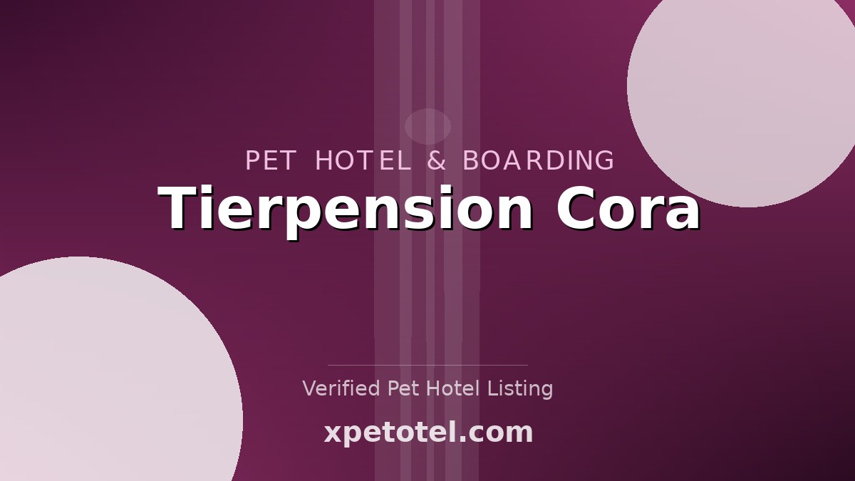 Tierpension Cora pet hotel Witzeeze