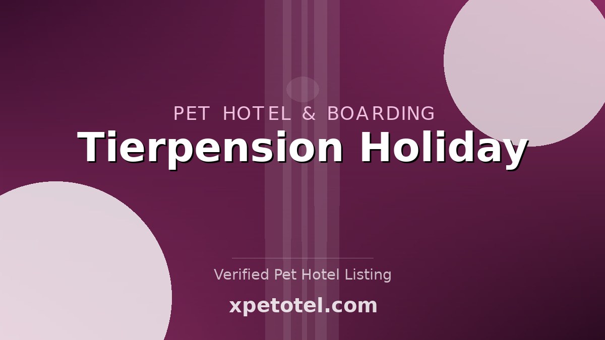 Tierpension Holiday pet hotel Greifswald