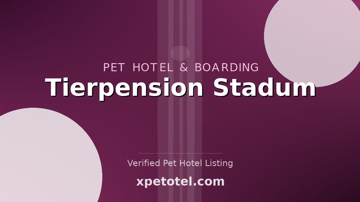 Tierpension Stadum pet hotel Stadum