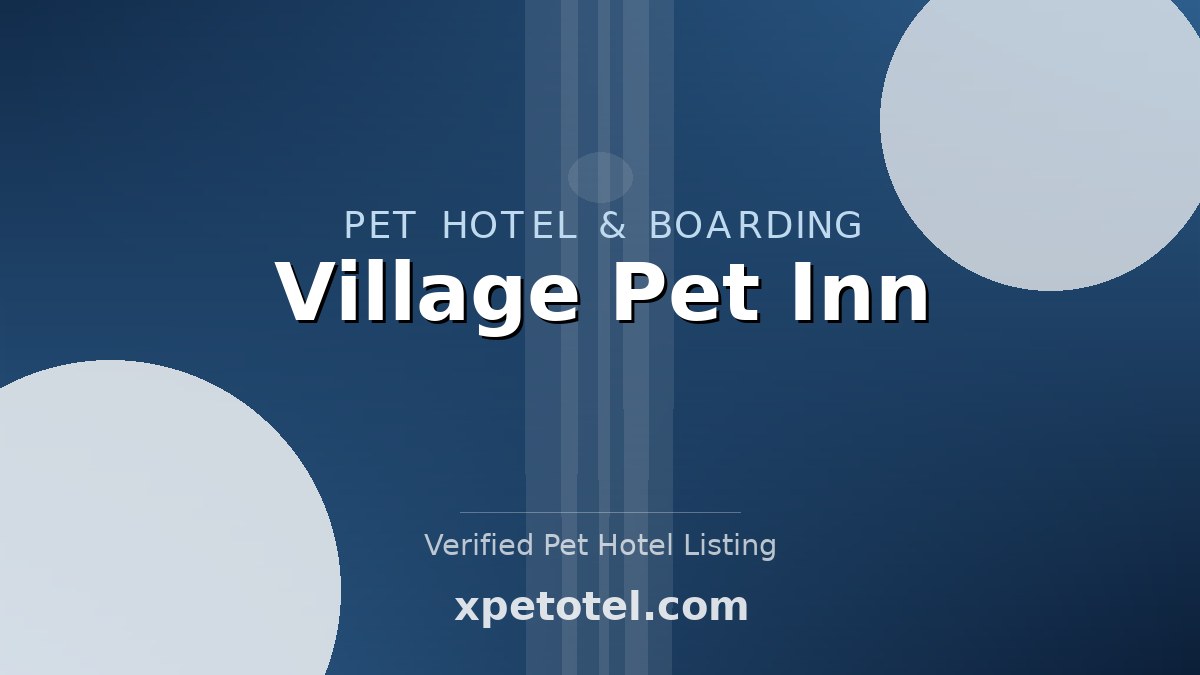 Village Pet Inn pet hotel Vero Beach
