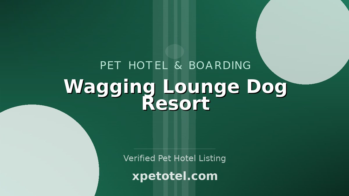 Wagging Lounge Dog Resort