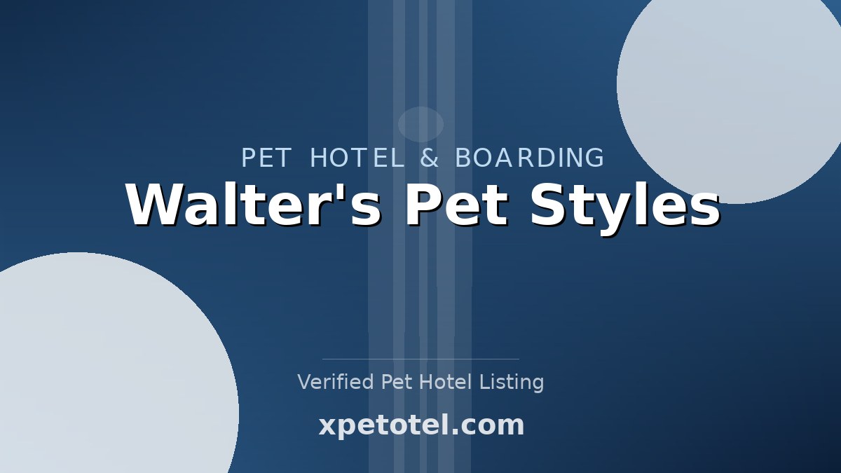 Walter's Pet Styles pet hotel Brooklyn