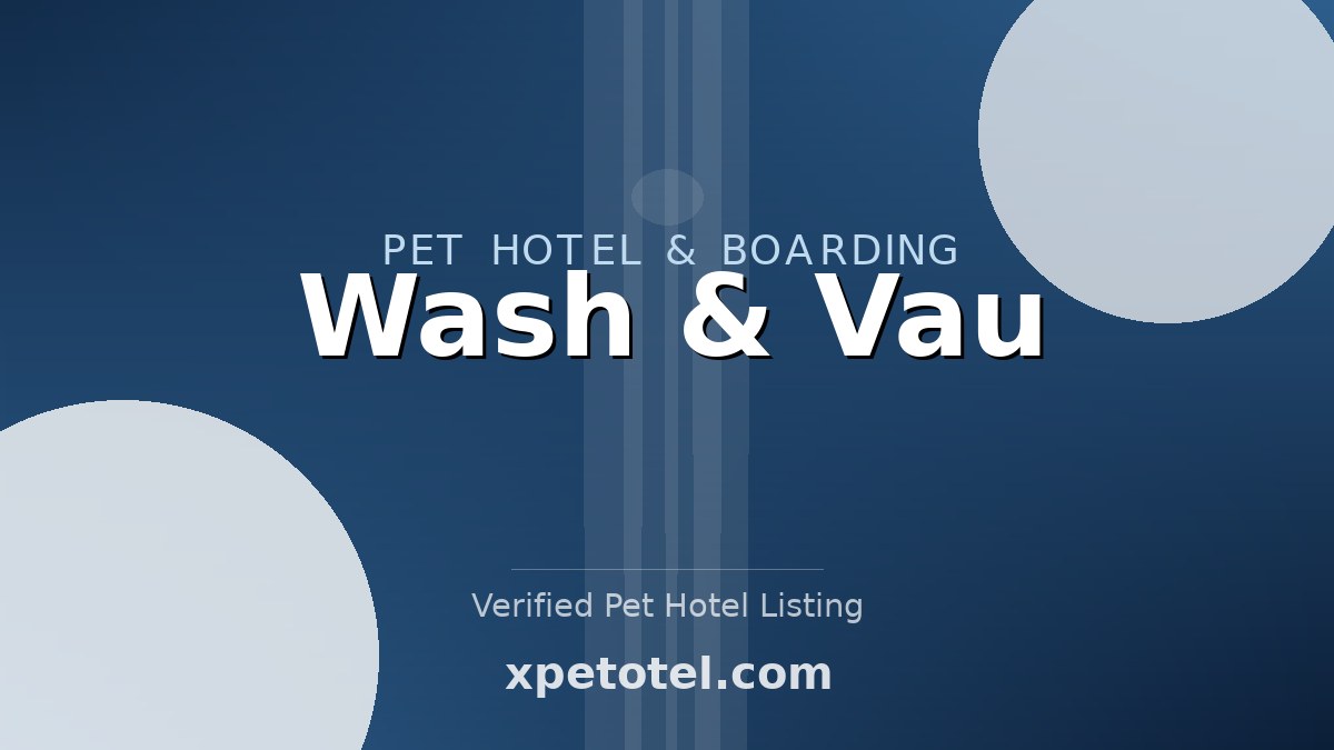 Wash & Vau pet hotel Budapest