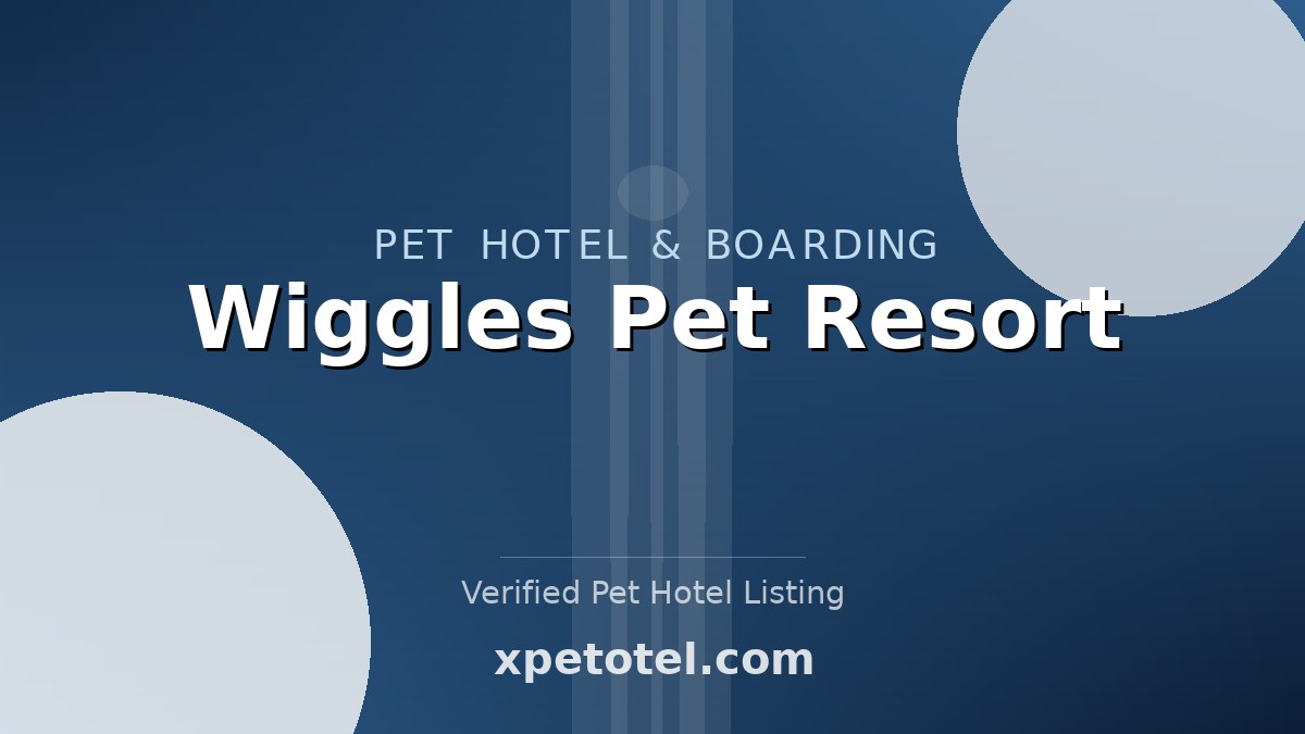 Wiggles Pet Resort pet hotel Stamford