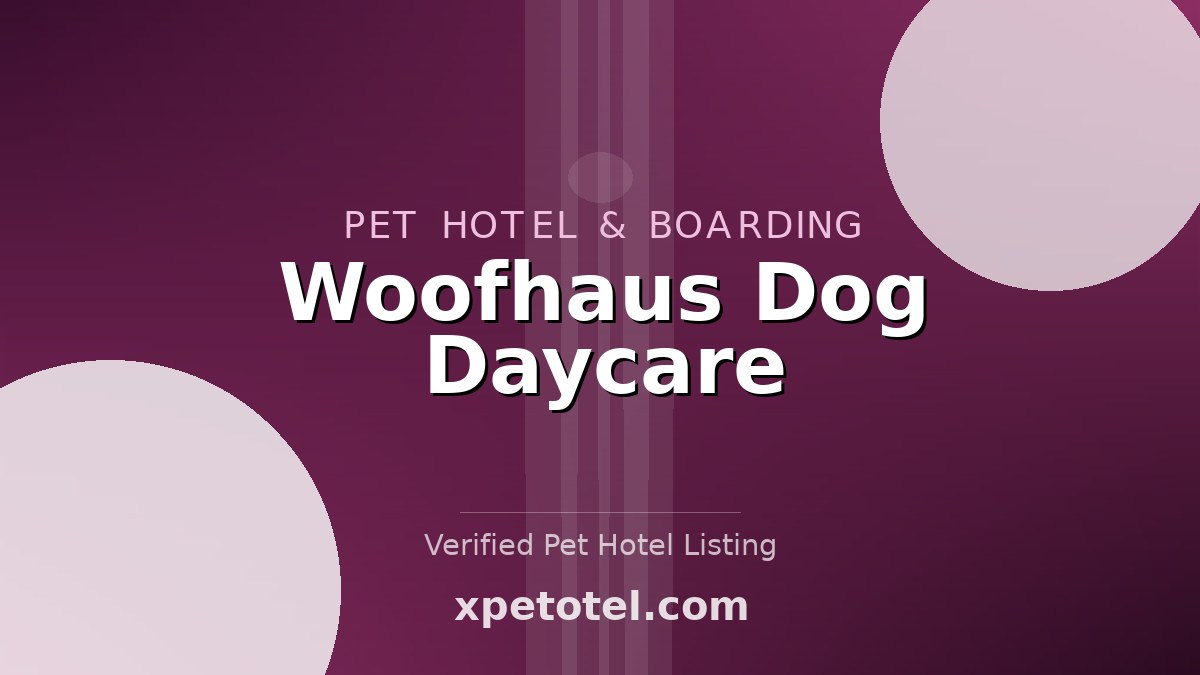 Woofhaus Dog Daycare pet hotel Denver