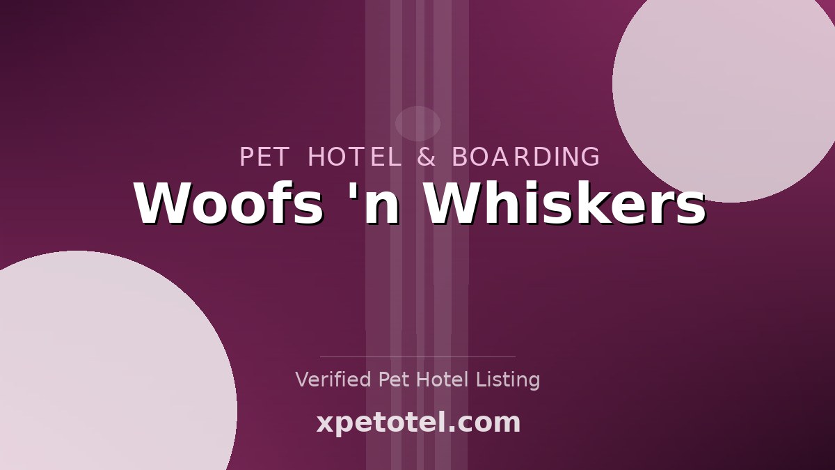 Woofs 'n Whiskers pet hotel New York